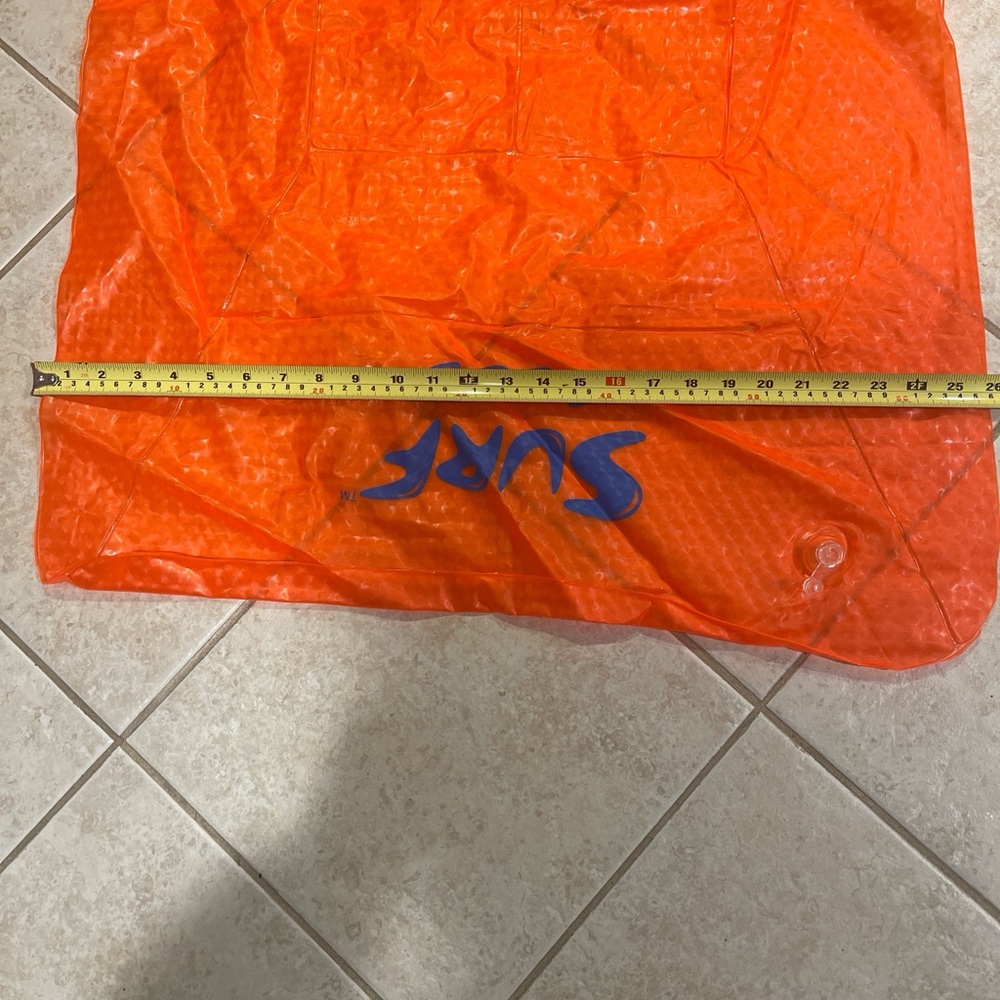 Kids Orange Inflatable Swim Mat - SURF